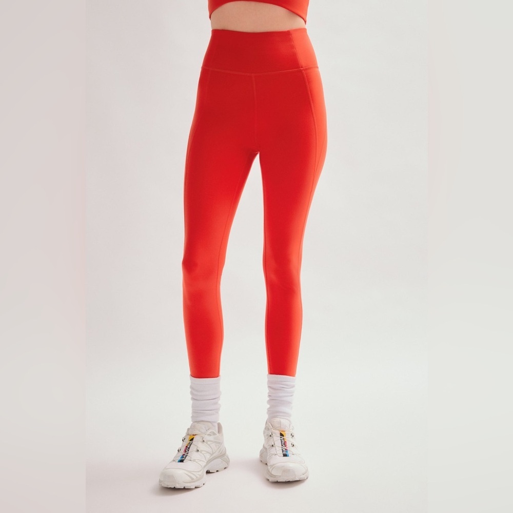 girlfriend collective Redwoods Orange Compressive High-Rise Legging Size: Small - Picture 3 of 7